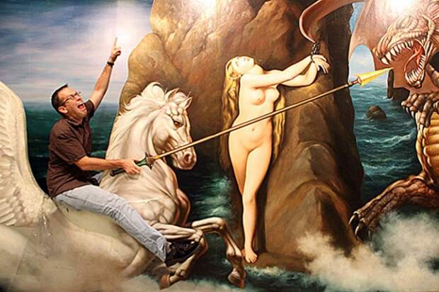 Музей оптический иллюзий в Корее Музей оптический иллюзий в Корее