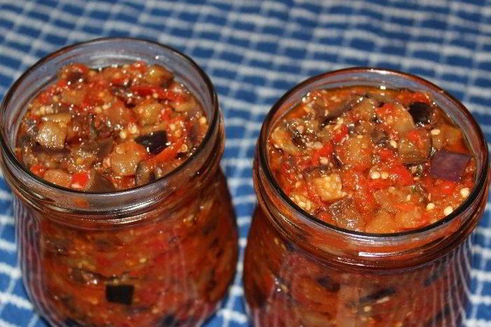 Баклажаны с перцем на зиму — сокровище грузинской кухни