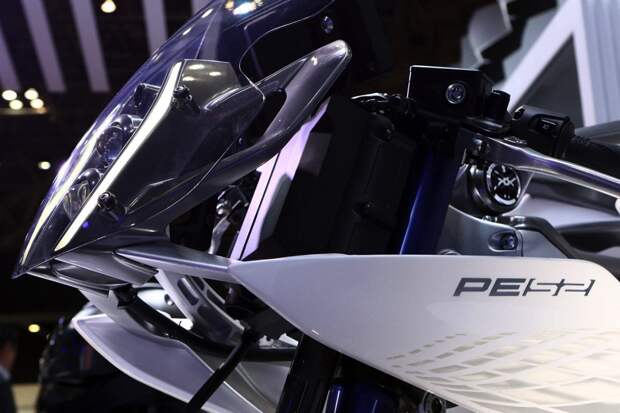 Теперь мотоциклы и с передним приводом Yamaha PES2, авто, концептмото, мото -техника, электробайк, ямаха
