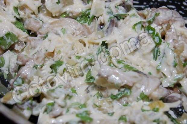 Бутерброды с шампиньонами и сыром