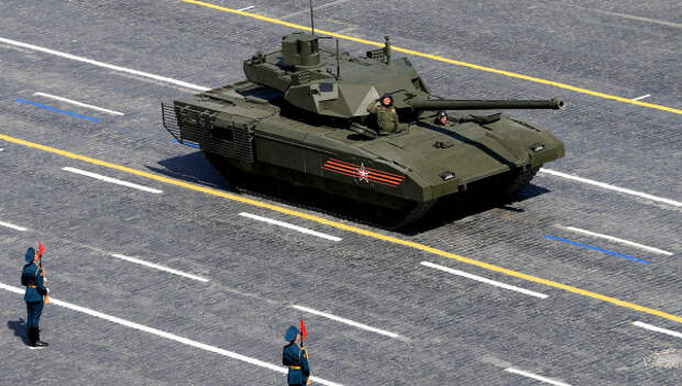Танк Т-14 на гусеничной платформе Армата. Архивное фото