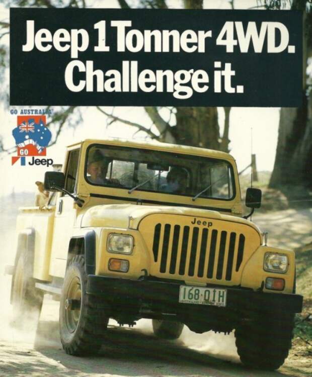 Еще один гадкий утенок - Jeep CJ-10. 