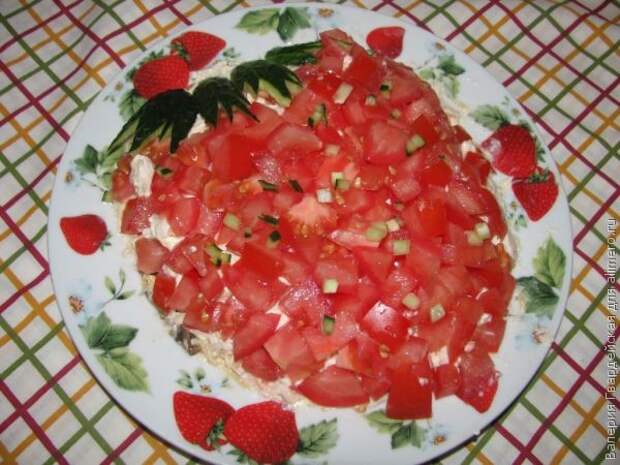 Салат Клубничка Салат Клубничка