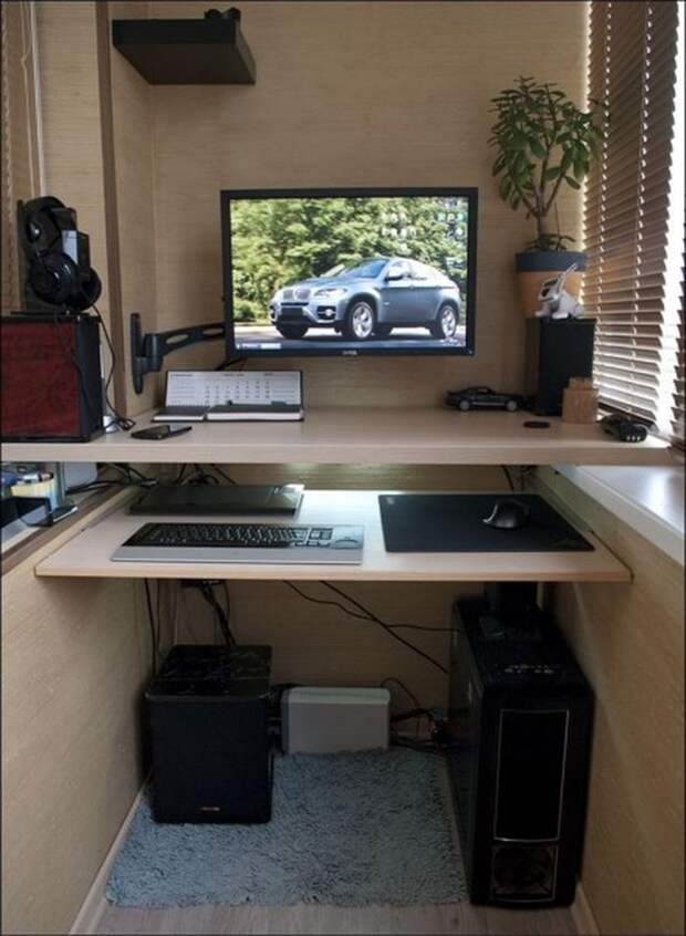 Превращаем захламленный балкон в кабинет (пошаговый фотоотчет)