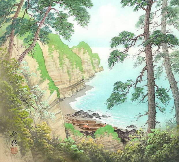 Восточные рисунки Koukei Kojima