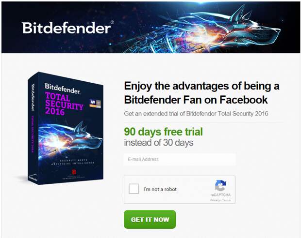 Bitdefender Total Security 2016 на 3 месяца бесплатно