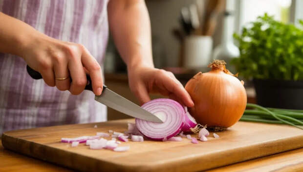 Рыдаете над луком как над мелодрамой? Блогер выдала трюк с жвачкой — глаза сухие, нервы целы