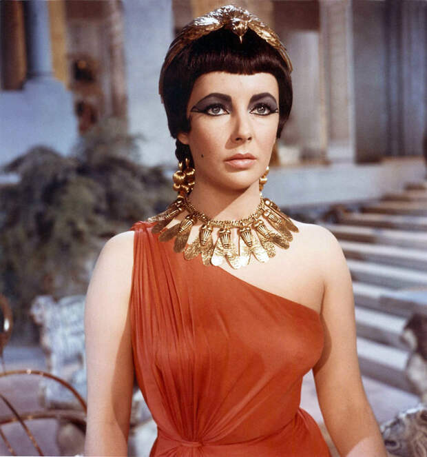 Элизабет Тейлор (Elizabeth Taylor) на съемках фильма «Клеопатра» (Cleopatra) (1963), фото 12