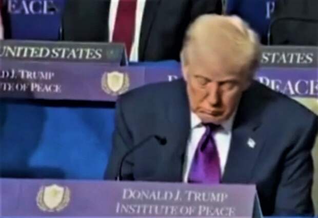 Трамп заснул на первом заседании Совета мира