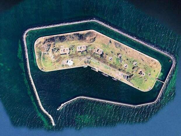 Форт Flakfortet, Дания. 10 самых впечатляющих морских фортов