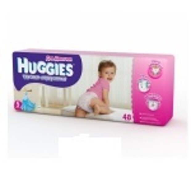 Трусики-подгузники Huggies Little Walkers для девочек 5 (13-17 кг) 48 шт.