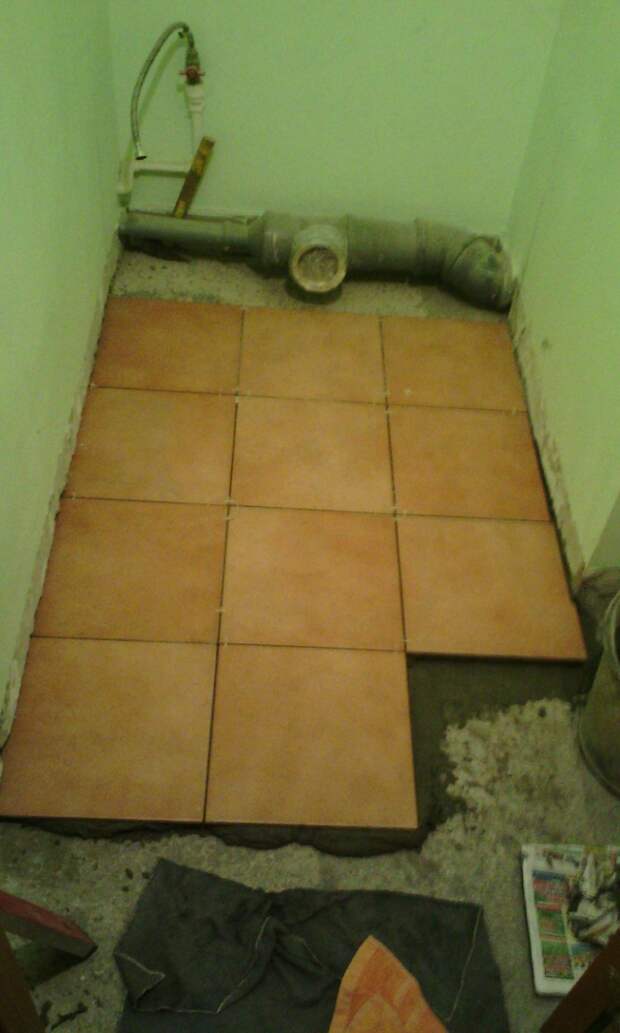 Ремонт в туалете своими силами новостройка, ремонт, туалет