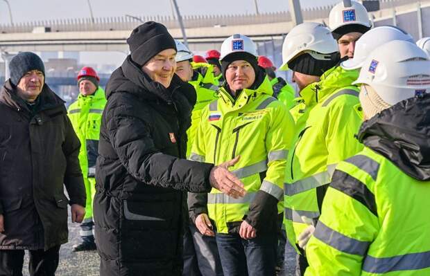 Собянин открыл новые путепроводы на пересечении Южной рокады и МСД