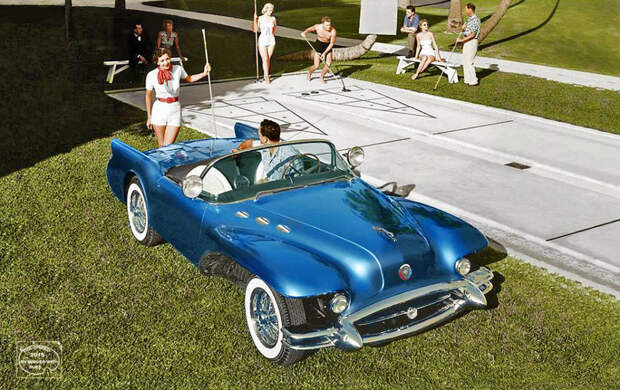 1954 Buick Wildcat II Motorama Concept general motors, концепт, фотографии