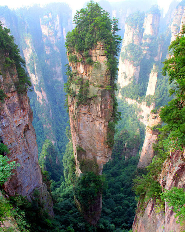 3. Гора Тяньцзы, Китай красота, пейзажи, природа