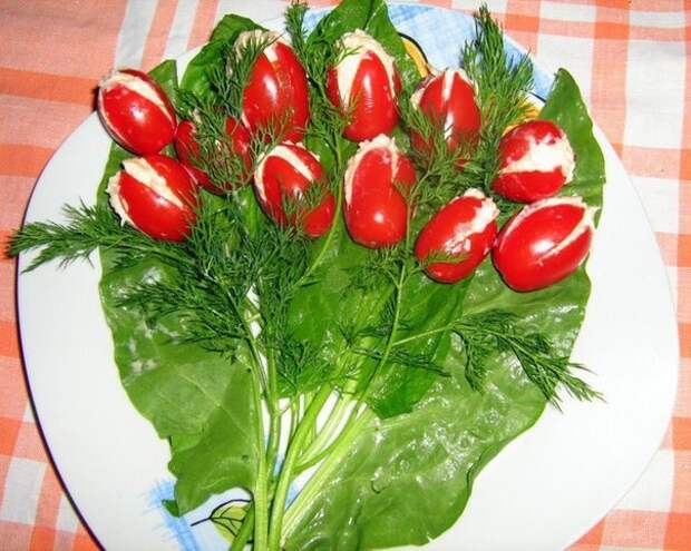 Салат "Тюльпаны"