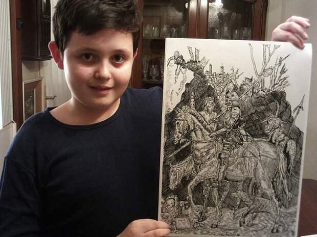 11-летний вундеркинд бросил вызов профессиональным художникам сделай сам, факты