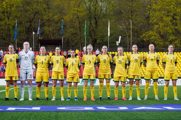 Женская сборная Литвы по футболу отказалась выходить на поле с Белоруссией