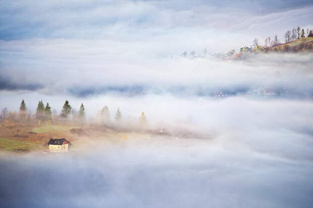 Туманные европейские деревни