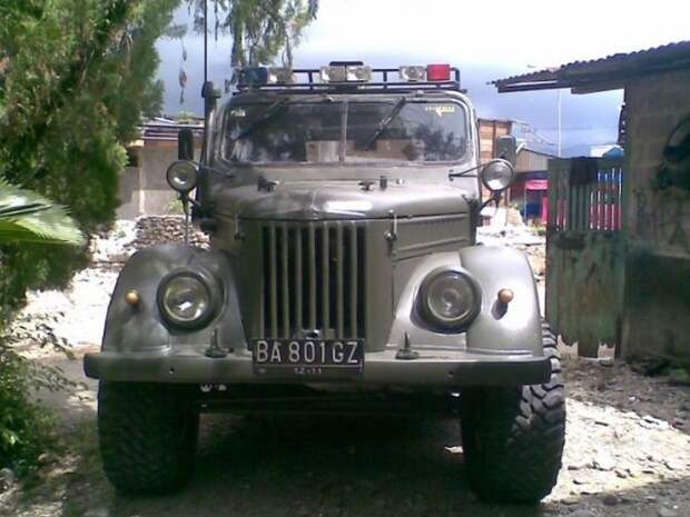 Наш "Козлик" в далекой Индонезии авто, газ, газ-69, индонезия
