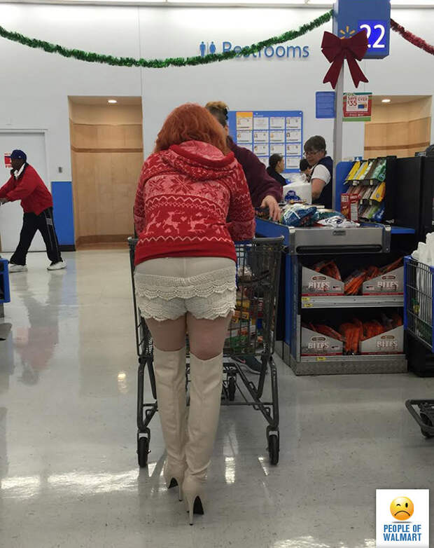Экстравагантные покупатели Walmart (28 фото)