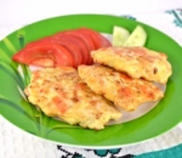 Котлетки куриные рубленные с морковью и цветной капустой