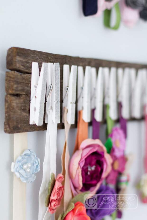 tinkerwiththis: hanging around: a headband holder: 
