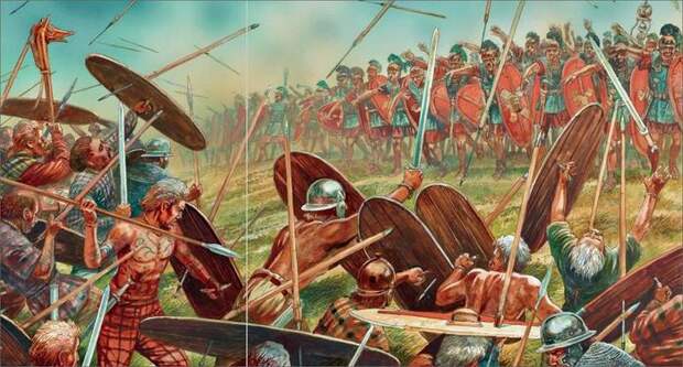 Легионеры все больше метали копья, а не дрались ими. /Фото: legio-x.ru. Легионеры все больше метали копья, а не дрались ими. /Фото: legio-x.ru.