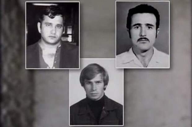 Николай Калачян (слева), Феликс Калачян (справа), Владимир Кузнецов (снизу).