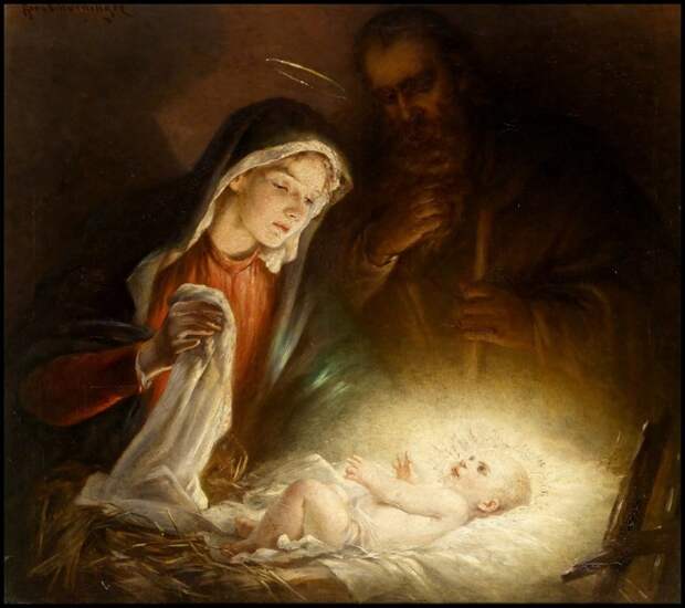 Rosa Schweninger. «Рождение Христа»