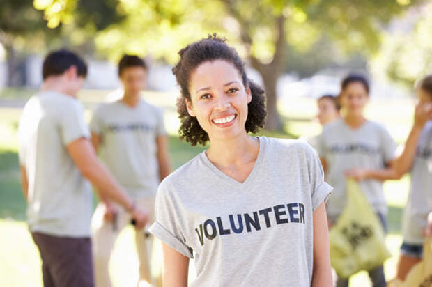 volunteer woman