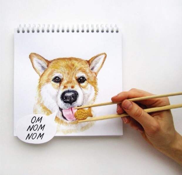 Невероятно реалистичные рисунки собак (12 работ)