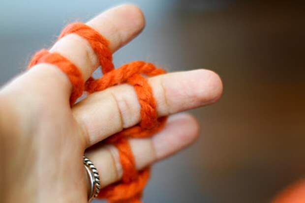Мастер-класс: вязание на пальцах