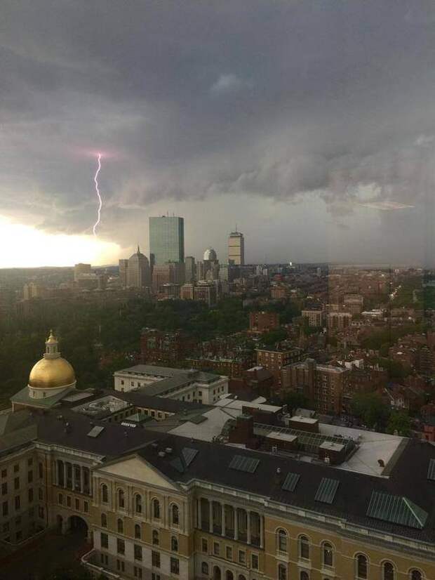 Шторм в Бостоне кадр, мгновенье, фото