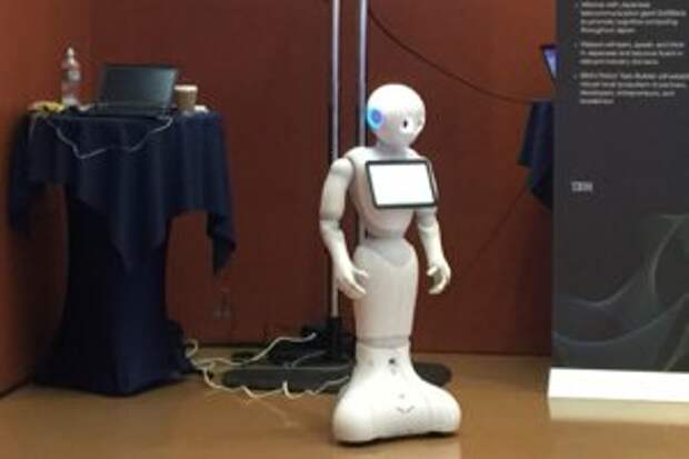 Pepper: A Japanese robot that communicates with people in natural language by tapping into IBM Watson’s database.