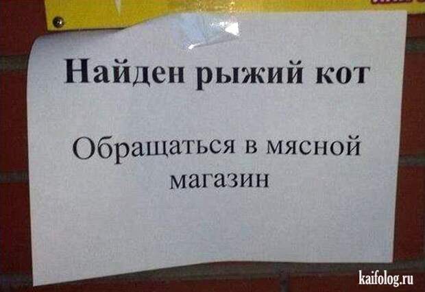 Прикольные объявления и надписи по-русски (60 фото)