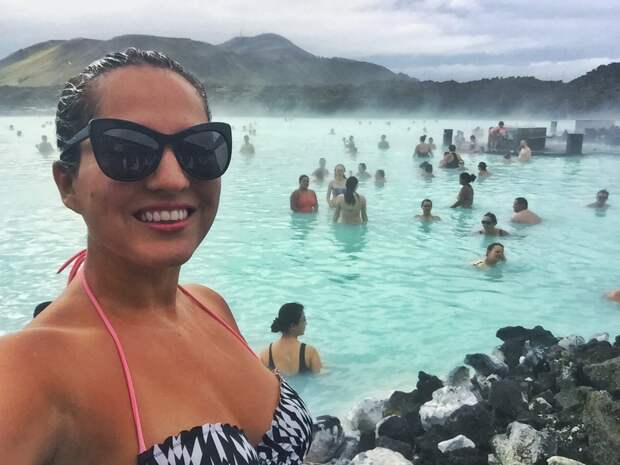 Kate in Blue Lagoon