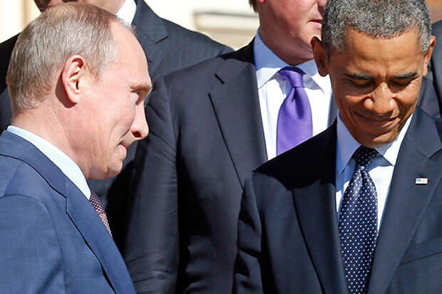 Владимир Путин и Барак Обама