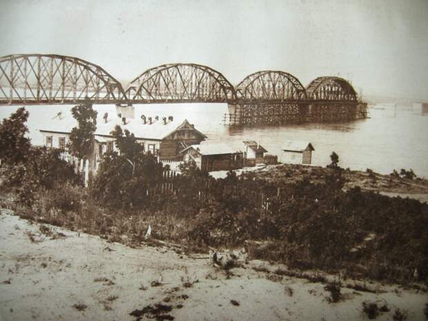 92. Постройка Белогорского моста. 92. Постройка Белогорского моста.