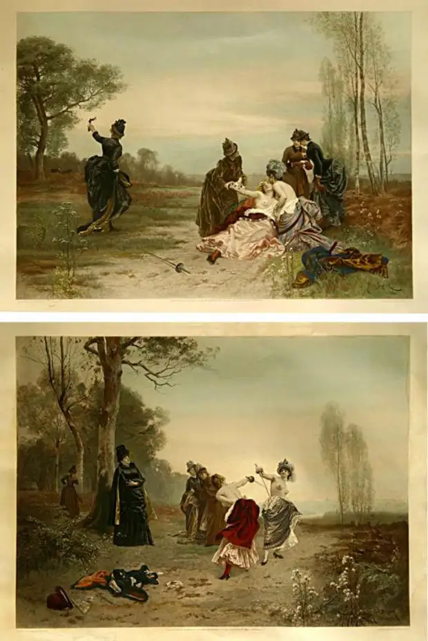 дуэль принцесс. «дуэль» (1884). эмиль байард. эмиль байард. михаил юрко женская дуэль.