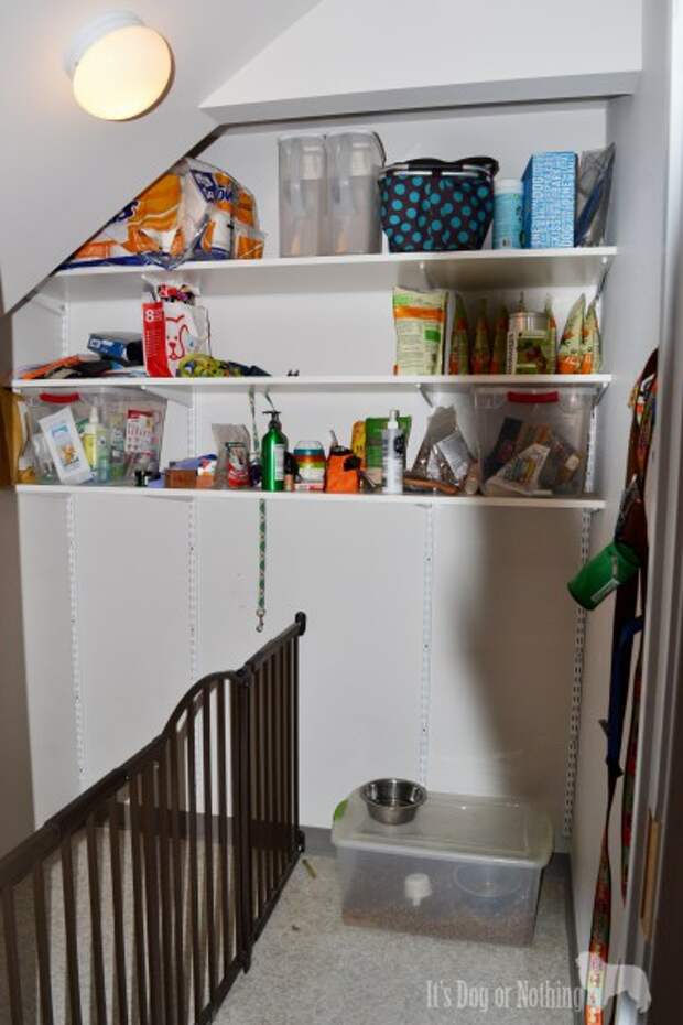 After falling in love with several DIY dog room projects on Pinterest, I decided to test my crafting skills by creating a giant breed-friendly dog nook for our two Great Pyrenees.