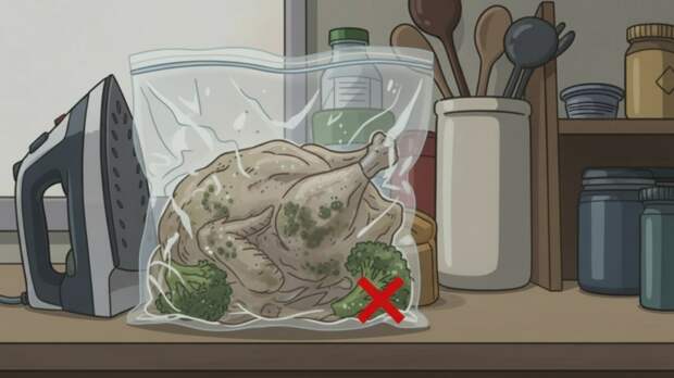 Россиянам рассказали, что самодельная вакуумная упаковка не продлит срок хранения еды