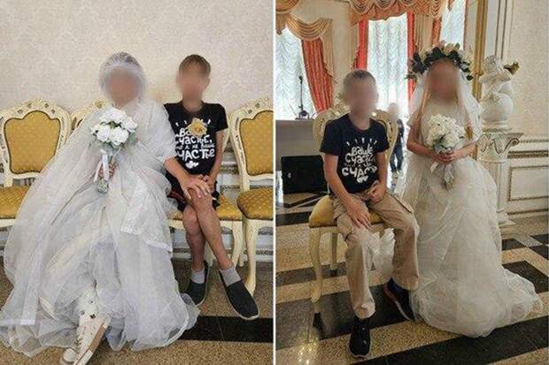 В ЗАГСе Саратова устраивали шуточные свадьбы для детей