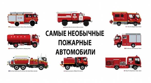 Лучшие пожарные автомобили со всего мира