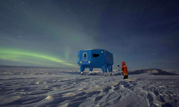 Устройство британской полярной станции Halley VI