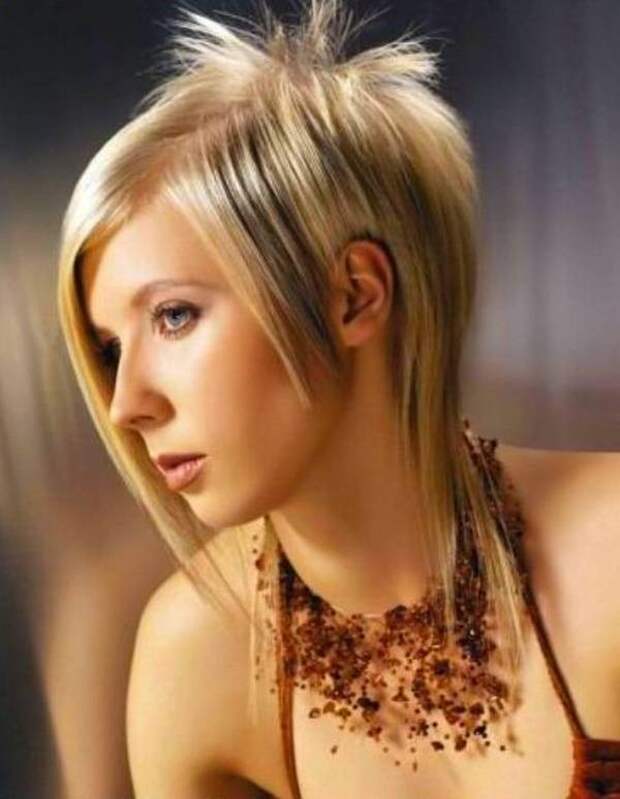 Short Funky Hairstyles length for Girls