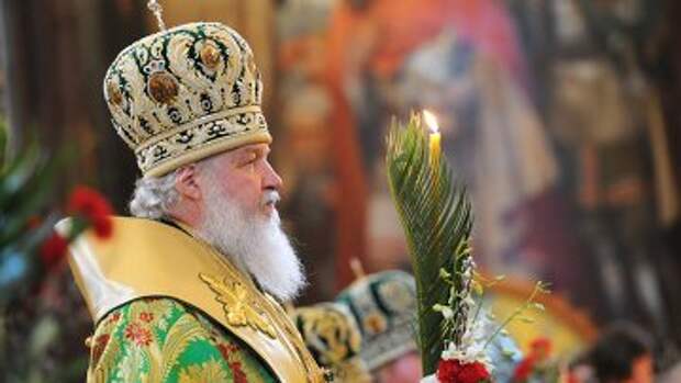 Патриаршее служение в канун празднования Входа Господня в Иерусалим. Архивное фото