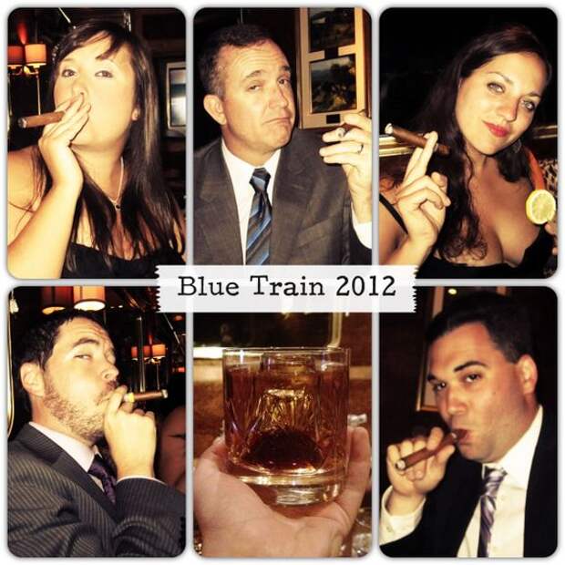 Cigars and Cognac on the Blue Train