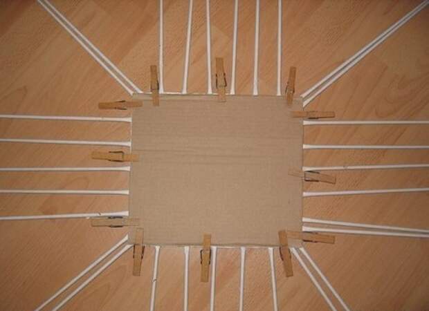 корзина из газет
