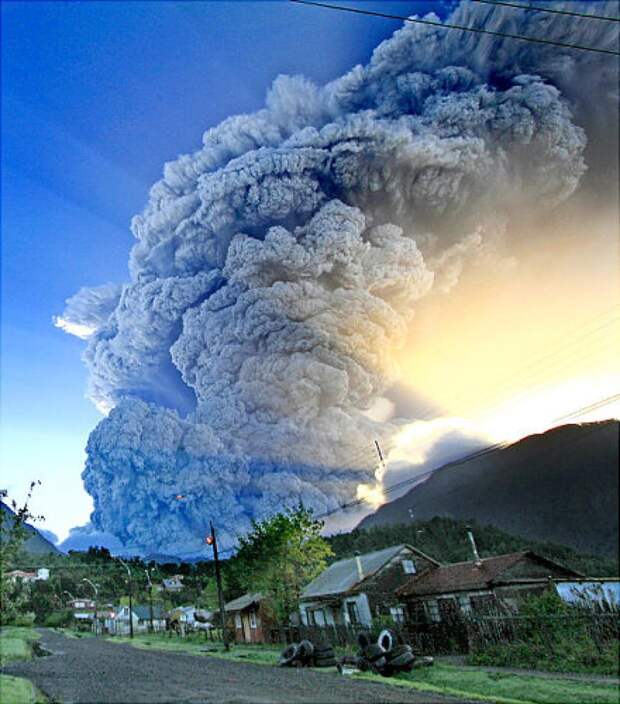 21. Извержение вулкана Чайтен в Чили, 2008 год. наш мир, удивительные фотографии
